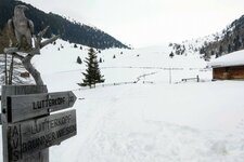 taistner alm taistner vorderalm wegweiser blick richtung durakopf