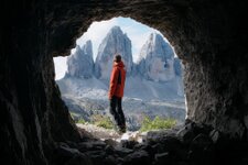 drei zinnen dolomiten menschen person