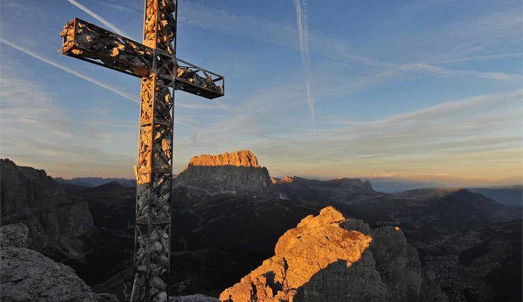 Sonnenaufgang Gro  e Cirspitze Wolkenstein S  dtirol